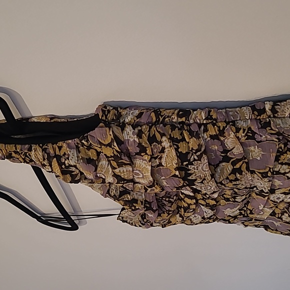 ZARA One Shoulder Chiffon Dress - Picture 6 of 8